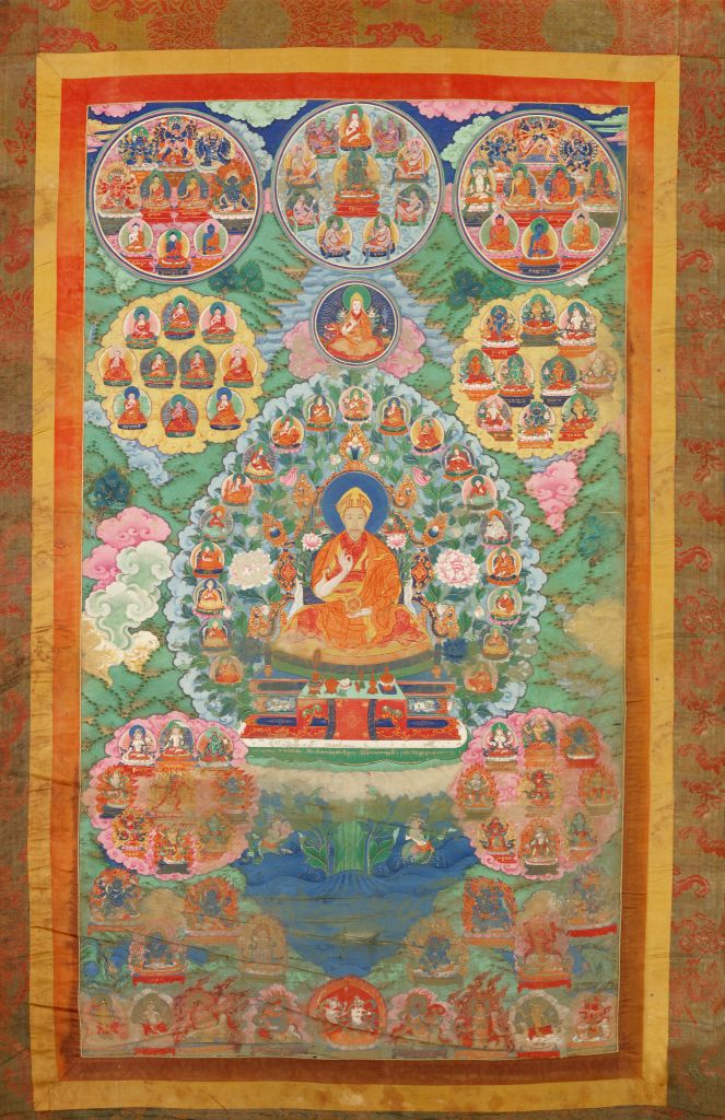 图片[1]-Emperor Qianlong’s Buddha Costume Thangka-China Archive